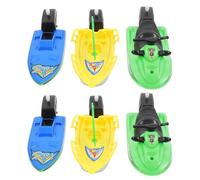 LRXIYODE 6 pezzi Giocattoli da Bagno Barche in Plastica Resistenti per Vele e Motoscafi Colorati senza Batterie Giochi Vasca per Ragazzo Ragazza e Piccoli