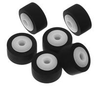 LRXIYODE 6 pezzi Ruote Puleggia per Registratore Cassette Video e Audio Rulli Pressione in Durevole Ricambio Stabile per Lettori Vhs e Videoregistratori