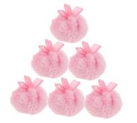 LRXIYODE 6 Pezzi Spugne per Trucco Viso Soffici Lavabili con Nastro Applicatore Polvere Libera e Fondotinta per Viaggi e Tutti Gli Scenari di Make-up