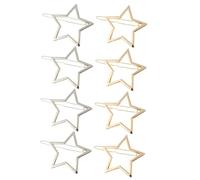 LRXIYODE 8 pezzi Fermagli Stella Vuoti Eleganti Clip Leggere e Delicate per Donna Accessori Moda per Fissare i senza Segni per Trucco Lavaggio e Acconciature Professionali