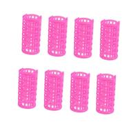 LRXIYODE 8 Pezzi Rulli in Plastica Per Capelli Di Taglia Media Autobloccanti Clip Di Fissaggio Set Per Ricci Morbidi Retrò e Frange Delicate