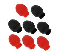 LRXIYODE 8 pezzi Silicone Drum Stick Practice Tips Mute Replacement Percussion Accessory Elastic Soft Silicone Drumstick Heads For Indoor Outdoor Training Colore Casuale Colore Casuale