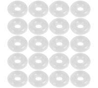 LRXIYODE 80 Pezzi Anelli in Gomma Antiscivolo per Braccialetti Snake Chain e Add-a-bead, Stopper Piccoli in Silicone per Bloccare Charm con Chiusura Sicura