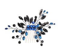 LRXIYODE Accessori per capelli da sposa Testamento del matrimonio Accessori per capelli cristallini Blue