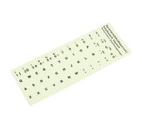 LRXIYODE Adesivo per Tastiera Portatile Lettere che Si Illuminano al Buio, Resistente e Non Facile da Deformare, 1 Foglio per Tastiera Laptop e Computer, per Casa e Scuola