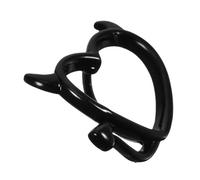 LRXIYODE Anello per il corpo in lega di rame con cuore e demone piercing unico e confortevole per donna versatile per feste e uso quotidiano