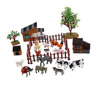 LRXIYODE Animali da Miniatura Accessori Simulazione Giocattoli Educativi per Figure Realistiche Dipinte Mano per Scene e Decorazioni