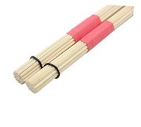 LRXIYODE Bacchette per Batteria Leggere e Resistenti 2 Pezzi in Acciaio Inossidabile Colore Rosso per Jazz e Bande Giovanili