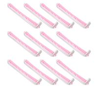 LRXIYODE Bigodini Per Permanente 12 Pezzi, Rulli Per Chioma in Plastica Leggera e Resistente, Strumenti Per Arricciare Chioma Da Donna, Styling Professionale Per Onde e Ricci Naturali