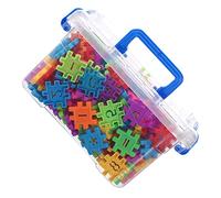 LRXIYODE Blocchi da Costruzione Giocattolo Blocchi Numerici Mattoncini da Costruzione Blocchi di Conteggio Blocchi per Cubi di Collegamento Matematici Giochi di Colore Casuale
