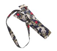 LRXIYODE Borsa per Flauto di Bambù con Tracolla Regolabile, Custodia Portatile in Cotone Spessa per Protezione Flauti Dizi Cinesi 56-66cm, Organizer per Musicisti in Viaggio e Prove