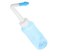 LRXIYODE Bottiglia di Risciacquo Nasale Portatile 300 Ml per Adulti e Bambini, Flacone per Lavaggio dei Seni Paranasali Manuale Flusso Regolabile, Dispositivo Riutilizzabile per Lavaggi