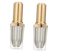 LRXIYODE Bottiglie Vuote per Unghie Boccette Vetro Ricaricabili con Tappo Pennello 10 Ml Antiluce Ermetiche per DIY Nail Polish, Olio Cuticole e Latex Liquido