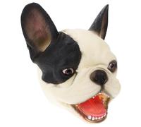 LRXIYODE Burattino Mano Cane Bulldog Francese Morbido e Ultra-comfortevole per Gioco Interattivo Educativo e Racconti Marionetta Animale per Ragazzi e Ragazze
