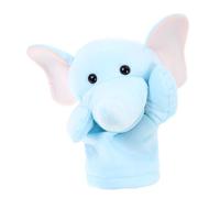 LRXIYODE Burattino Mano Elefante Morbido Peluche con Bocca Mobile per Gioco Interattivo Educativo per Racconti e Creatività