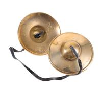 LRXIYODE Campanello da Meditazione in Rame Fatto Mano di Piatti Resistenti e Portatili Strumento Percussione per Yoga e Buddhismo Tibetano Suono Chiaro e Acuto