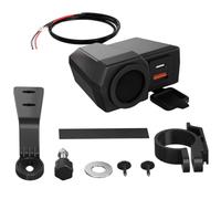 LRXIYODE Caricatore Moto Materiale Abs e Rame, Cavo Alimentazione 70cm Dual USB Display Voltaggio e Temperatura Adatto per Batteria Auto e Moto