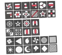 LRXIYODE Carte Educative per Ragazzo Ragazza Nero e Bianco Giochi di Stimolazione Visiva per Schede Contrasto Elevato per Sviluppo Cognitivo Coordinazione Occhio-mano Materiale Resistente