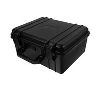 LRXIYODE Cassetta degli attrezzi hardware organizzatore Case di fornitura d'arte pieghevole borse gestire gli strumenti che trasportano la valigia custodia per attrezzi in plastica pp Black