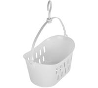 LRXIYODE Cestino Doccia da Appendere in Plastica Bianco con Design Sospeso per Organizzare Accessori Bagno e Giocattoli, per Creare Un'atmosfera Estiva in Casa