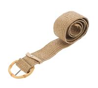 LRXIYODE Cintura Boho da Donna in Plastica Intrecciata Regolabile Accessorio Vita Multiuso per Viaggi e Impiego Quotidiano