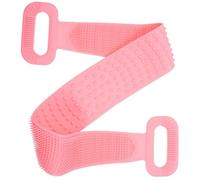 LRXIYODE Cintura Esfoliante Silicone Doppia Faccia per Doccia e Massaggio Cinghia Lunga Antiscivolo per Pulizia Schiena e Stimolazione Circolazione per Bagno Rigenerante