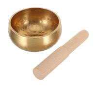 LRXIYODE Ciotola Sonora Tibetana Martellata Mano con Bacchetta in Legno per Meditazione Yoga Mindfulness e Rilassamento Principianti Portatile e Facile da Usare