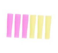 LRXIYODE Coperture in Silicone Proteggi Pinzette e Forbici per Manicure 6 Pezzi Leggere e Resistenti per Accessori Unghie Nail Art Colore Casuale
