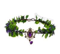 LRXIYODE Corona da Fata Handmade Forma di Goccia d Acqua Copricapo Floreale Boho per Spose Damigelle e Party Leggero e Versatile per Matrimoni e Servizi Fotografici