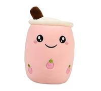 LRXIYODE Cuscino Morbido Bubble Tea in Cotone con Occhi Rotondi Giocattolo Decorativo per Ragazzo Ragazza Idea Regalo Divertente e Creativa per Casa e Ufficio