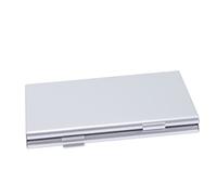LRXIYODE Custodia Porta Schede Sim in Lega di Alluminio Compatta Scatola Protettiva Antipolvere e Antiurto per Carte Telefoniche e Memory Card Design Ergonomico Facile da Aprire per