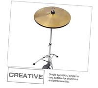 LRXIYODE Cymbal Hi Hat per Batteria Jazz Accessorio per Batteristi Principianti e Professionisti Migliora la Stabilità e Suono Crisp