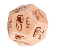 LRXIYODE Dado Alimentare a Più Facce per Decisioni Cibo Gioco Tascabile con Angoli Arrotondati per Scelte Pasto Divertenti e Nuove Ricette