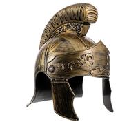 LRXIYODE Elmo Romano da Soldato per Adulti in PVC Leggero e Traspirante Copricapo Storico per Cosplay Feste e Rievocazioni Medievali Accessorio Costume Romano