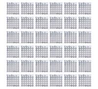 LRXIYODE Etichette Adesive Olografiche Autoadesive Rotonde per Sicurezza e Anti-manomissione, 500 Pezzi su Carta Patinata Argento, per Farmaceutici ed Elettronica