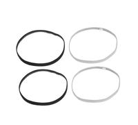 LRXIYODE Fasce Elastiche Morbido 4 Pezzi per Chioma Colore Assortito Fascia Yoga Elastica e Resistente Adatte per Sport come Softball e Basket