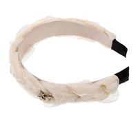 LRXIYODE Fascia Larga per Chioma da Donna Rete Treccia Fascia Estetica Versatile per Trucco e Routine di Bellezza Accessorio Elegante e Confortevole per Ragazze