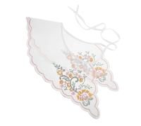 LRXIYODE Faux Collar Ricamato Staccabile con Design Floreale in Crochet Scialle per Donna Accessorio Moda Per Transizioni Stagionali e Viaggi