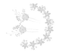 LRXIYODE Fermaglio Per Capelli Perle e Fiori Copricapo Da Sposa Banchetto Nuziale Accessori Per Capelli Realizzati Materiali Buoni