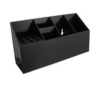 LRXIYODE Forbici Design in Leggero e Abs Nero Elegante Parrucchiere Porta Pettini Semplice, Facile da Spostare Mantenere L'ordine per Salone da Barbiere Sul Bancone