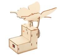 LRXIYODE Giocattoli Meccanici Farfalle in Legno da Assemblare per Gioco Creativo DIY con Movimento Elettrico Simulato Decorazione da Scrivania e Attività Didattica Manuale