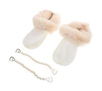 LRXIYODE Inserti per Scarpe Invernali Uomo Fodera Staccabile in Morbida Lanugine Solette Calde per Zoccoli e Pantofole Isolamento Termico e Comfort per Uso Quotidiano Taglia 42/43