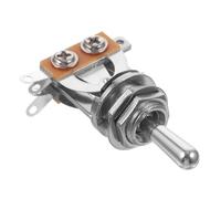 LRXIYODE Interruttore Per Chitarra Elettrica Gn118 a Levetta 3 Vie Con Dado Di Montaggio Zigrinato e Puntale Sostituibile Per Controllo Pickup