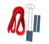 LRXIYODE Kit 5 Strumenti Per Accordatura Pianoforte Professionale in Gomma e Acciaio Inox Striscia Temperamento 109 Cm Per Messa a Punto e Correzione Del Tono