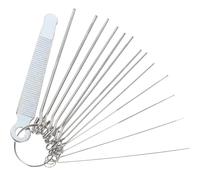 LRXIYODE Kit di Lime Accessorio per Scanalature Capotasto Chitarra in Acciaio Argento per Riparazione Liutaio Strumenti Professionali per Osso e Ottone per Liuteria