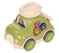 LRXIYODE Macchinina Giocattolo a Traino Inerziale Cartone Animato Auto Portatile Compatta Verde per Giocattolo Educativo e Divertente per Uso Domestico ed Esterno