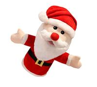 LRXIYODE Marionetta Natale in Morbido Cotone PP per Interattivo Natalizio e Resistente Accessorio per Giochi Ruolo e Fiabe
