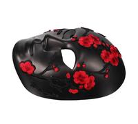 LRXIYODE Maschera Floreale Ricamata per Donna Costume Halloween e Carnevale Maschera Integrale Fatta a Mano per Cosplay e Feste di Natale