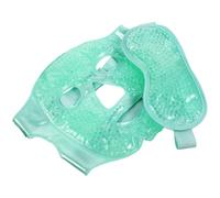 LRXIYODE Maschera Massaggiante per gli Occhi Gel Riutilizzabile Impacco Freddo e Caldo Multifunzionale Maschera Viso Rinfrescante in PVC per Alleviare Affaticamento Colore Colore Casuale