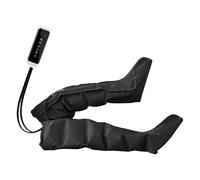 LRXIYODE Massaggiatore Gambe Compressione d Aria Elettrico con Stivali e Modalità Regolabili Manicotti per Polpacci per Relax e Recupero Adatto Uomo e Donna Alimentazione Plug-in Nero